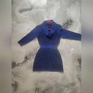 Metaphor Blue and Pink Striped Garment